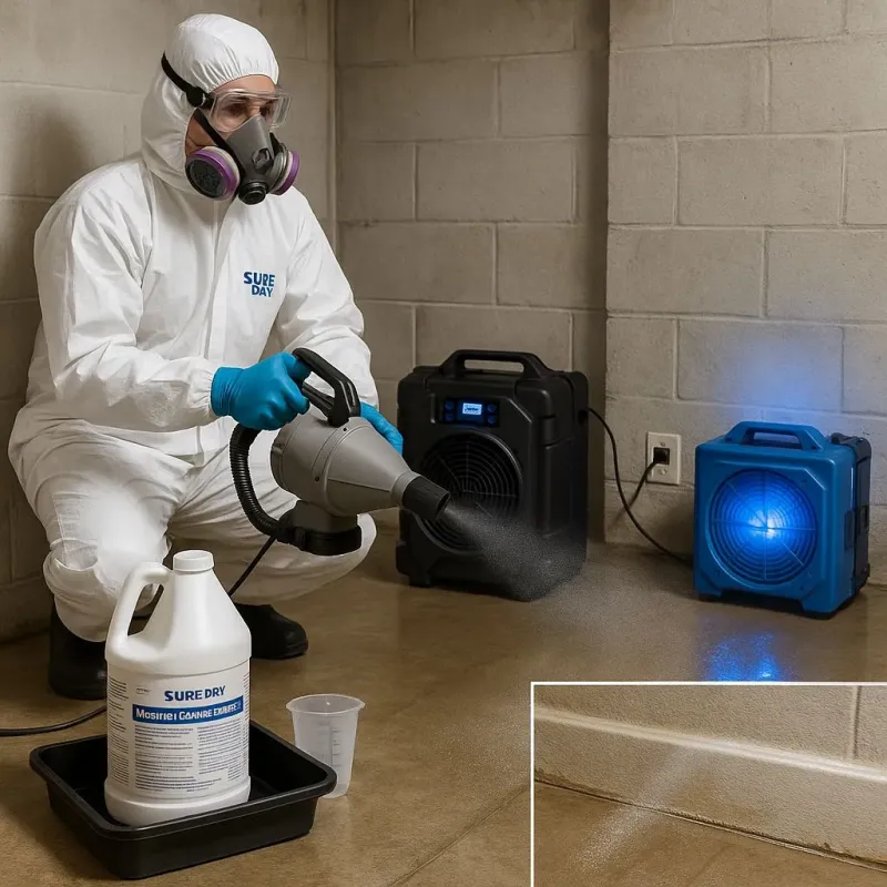 Sanitization and Odor Removal process in Rosenberg, TX