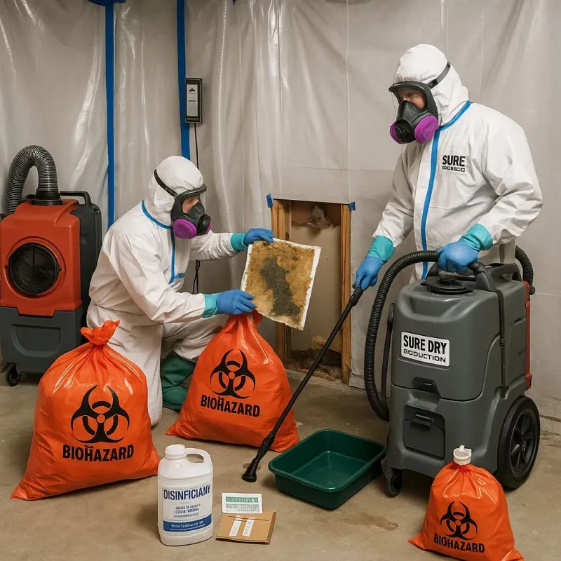 Contaminated Water Handling Protocols process in Rosenberg, TX