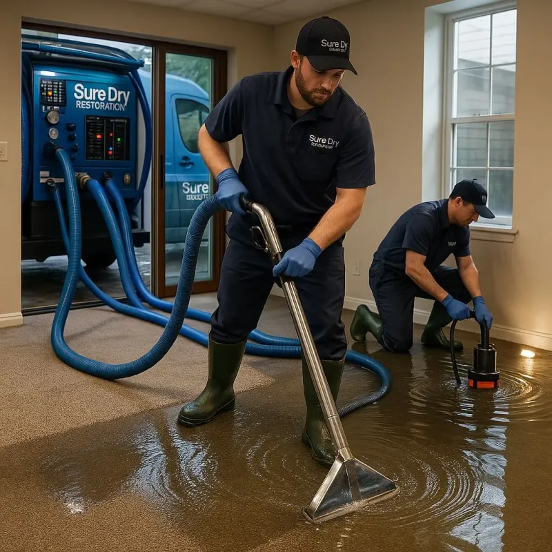 Water Extraction and Removal process in Rosenberg, TX